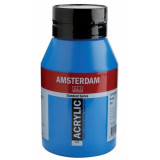 Краски акриловые Amsterdam 572 голубой основной, 1000 мл., банка Краски акриловые Amsterdam 572 голубой основной, 1000 мл., банка