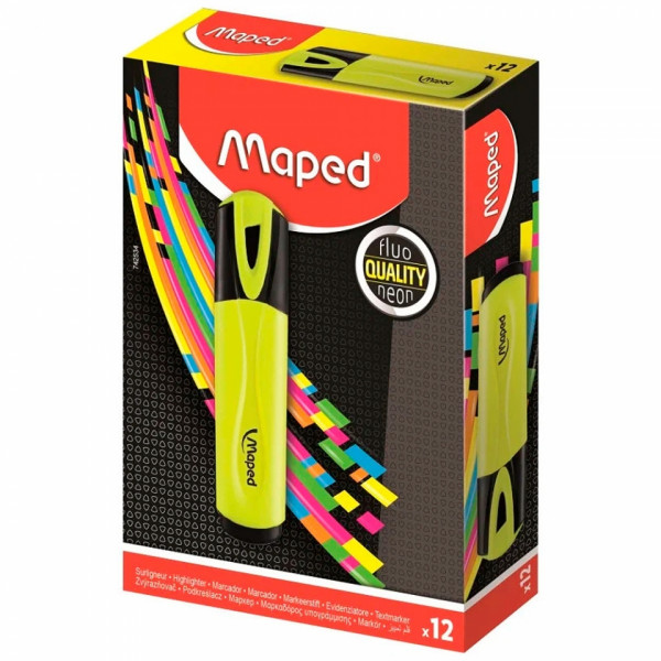 Маркер текстовый Fluo Flex желтый