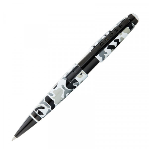 Ручка роллер Edge Black and White Camo 0,7 мм, метал., подарочн. упак., черно-белый камуфляж/черный, стерж. черный Ручка роллер Edge Black and White Camo 0,7 мм, метал., подарочн. упак., черно-белый камуфляж/черный, стерж. черный