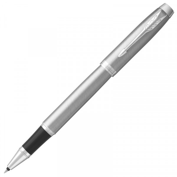 Ручка роллер IM Essential Brushed Metal CT 0,5 мм, метал., подарочн. упак.,серебристый/черный, стерж. черный Ручка роллер IM Essential Brushed Metal CT 0,5 мм, метал., подарочн. упак.,серебристый/черный, стерж. черный