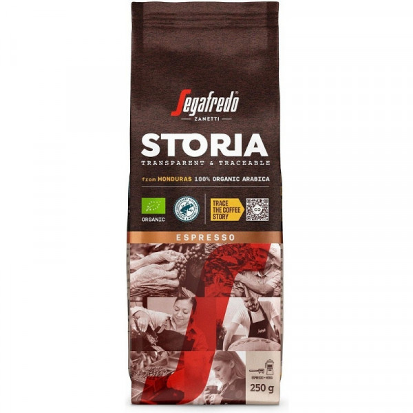 Кофе Segafredo мол., 250 гр., пач., Storia Espresso