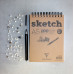 Скетчбук Sketch А5, 90г/м2, 100л., спираль