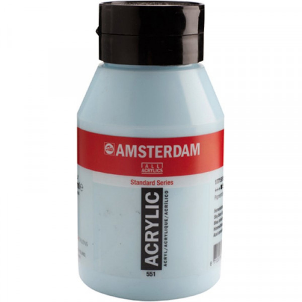 Краски акриловые Amsterdam 551 небесно-голубой светлый, 1000 мл., банка