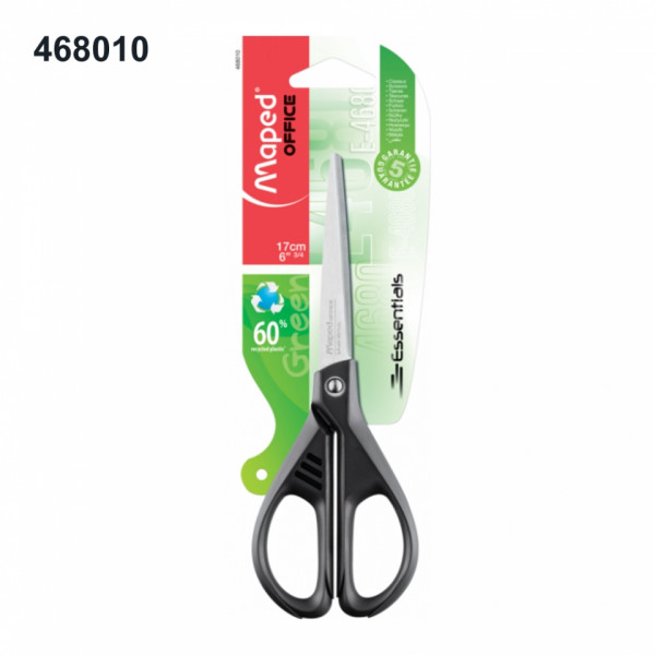 Ножницы 21 см Essentials Green черный