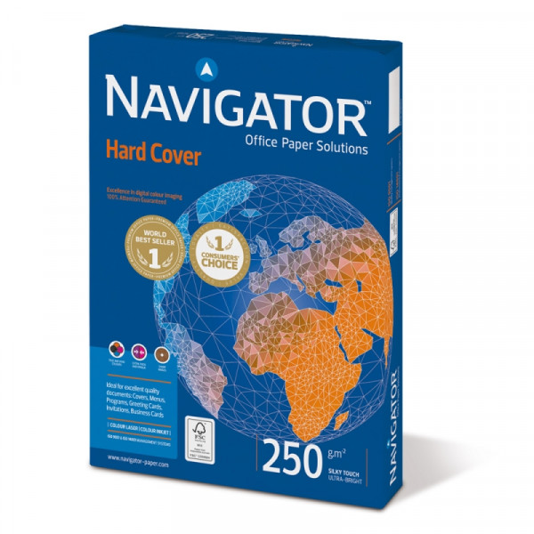 Бумага   A4, 250г/м 125л Navigator Hard Cover