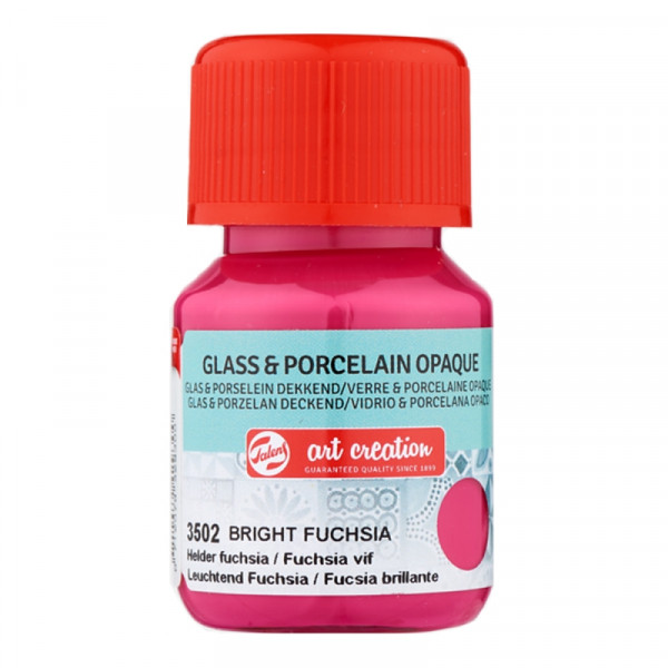 Краски декоративные GLASS&PORCELAIN OPAQUE 3502 фуксия 30 мл.