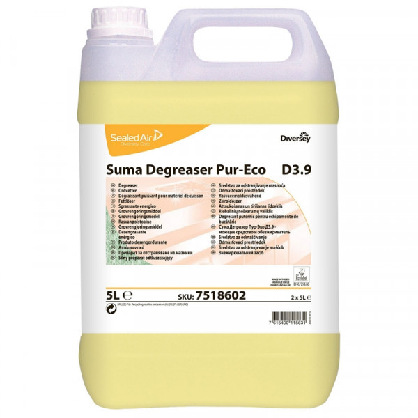 Средство моющее обезжиривающее для кухни Suma Degreaser Pur-Eco D3.9 5л