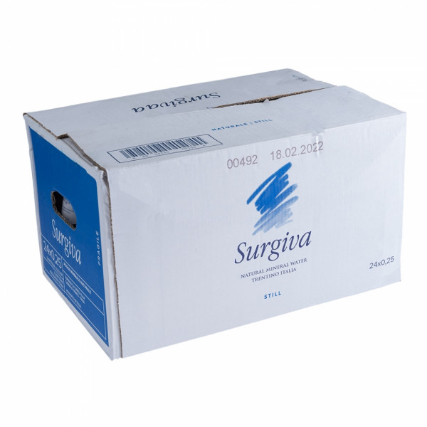 Вода питьевая Surgiva негазир., 0,75 л., стекл. бутылка