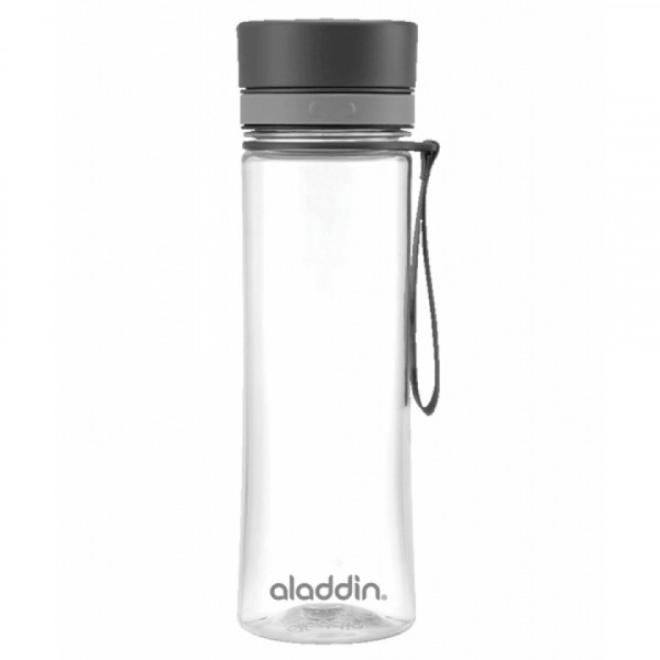 Бутылка д/воды 600 мл. Aveo Water Bottle пласт., серый/прозрачный
