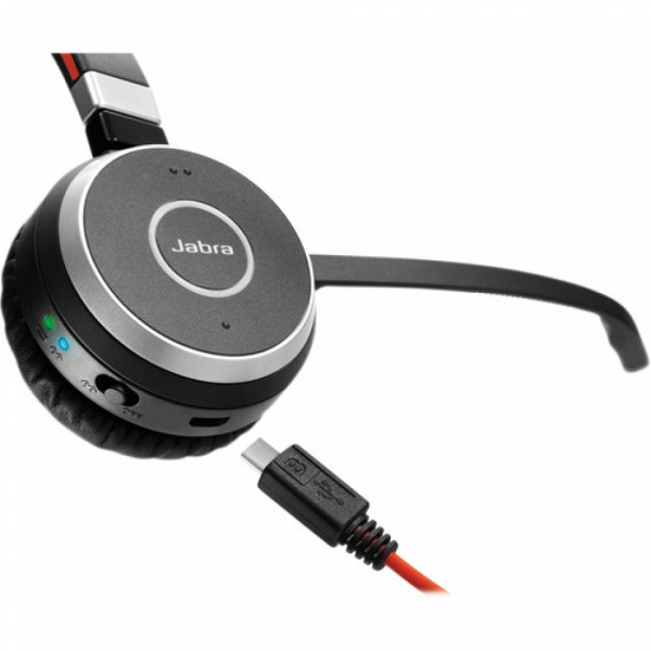 Наушники с микрофоном Jabra EVOLVE 65 MS Stereo черный