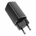 Сетевое зарядное устройство Baseus CCGAN2L-B01 GaN2 Lite Quick Charger Type-C+USB 65W Black