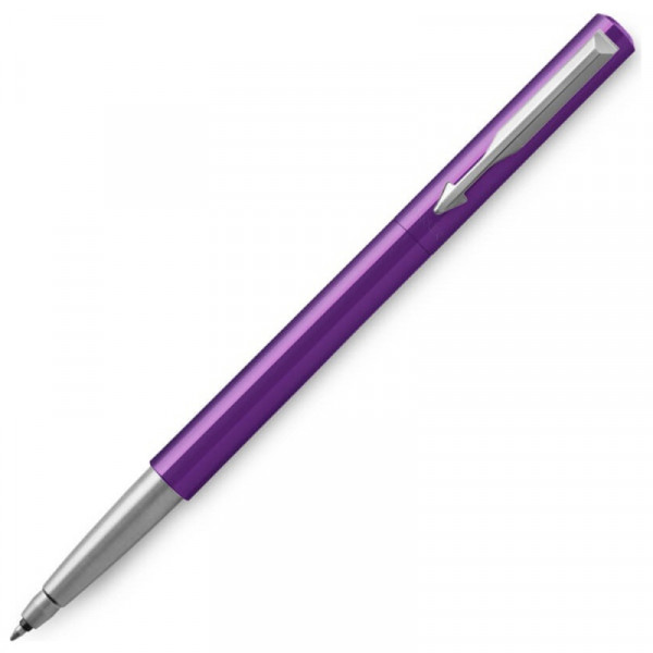 Ручка роллер Vector Purple 0,7 мм, метал., подарочн. упак., фиолетовый, стерж. синий