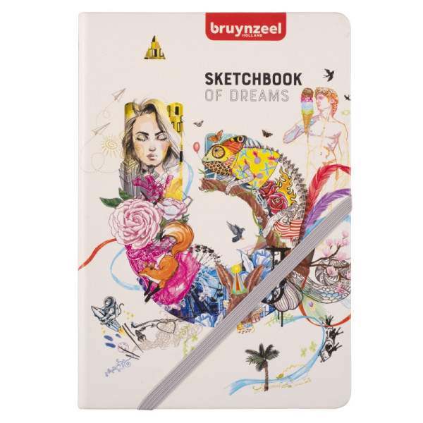 Скетчбук Sketch & Note Book 14,8*21 см, 140г/м, 80л, сшивка