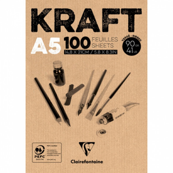 Блок-склейка Kraft А4, 90г/м2, 100л.