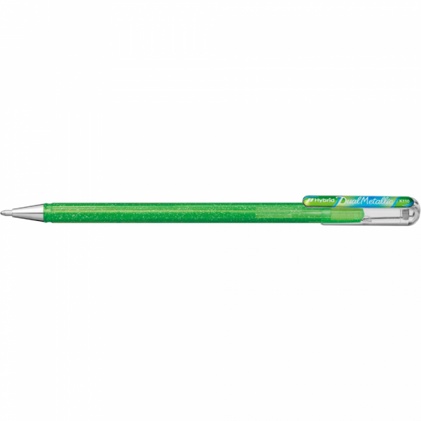 Набор ручек гелевых, 4 шт. Dual Metallic 1, 0 мм, ассорти, упак.