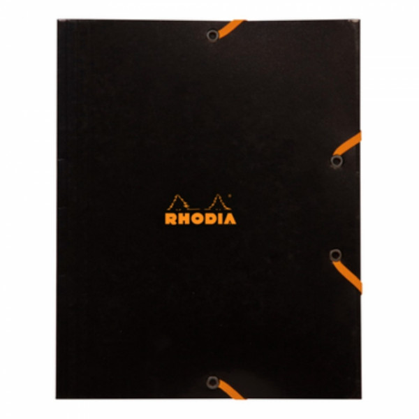 Папка на резинках А5 40 мм. Rhodia карт., оранжевый