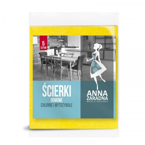 Салфетка из вискозы Anna Zaradna 32*38 см, 5 шт./уп. Салфетка из вискозы Anna Zaradna 32*38 см, 5 шт./уп.