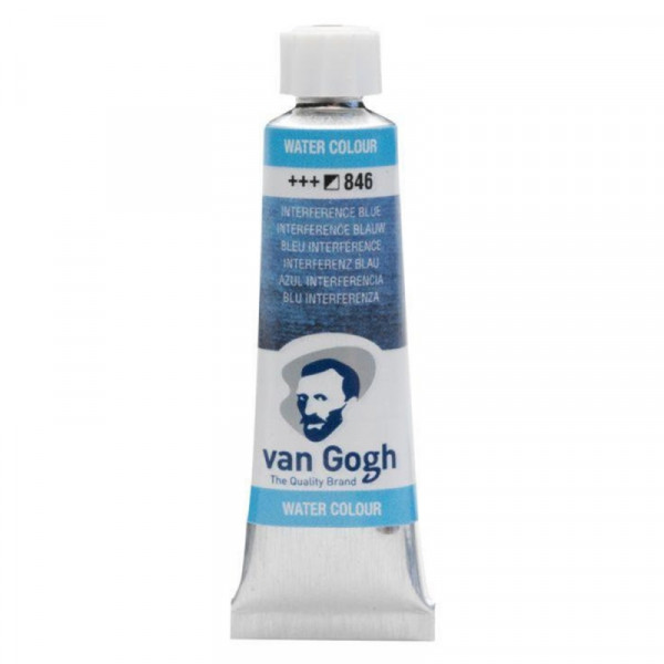 Краски акварельные Van Gogh 846 интерферентный синий, 10 мл., туба