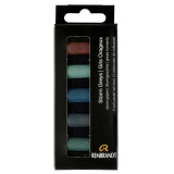 Пастель мягкая Rembrandt Half Pastel набор, 5 цв., насыщенные серые