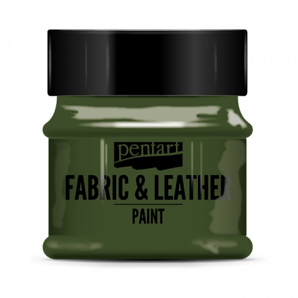 Краски д/текстиля Pentart Fabric & Leather paint зеленая сосна, 50 мл, банка