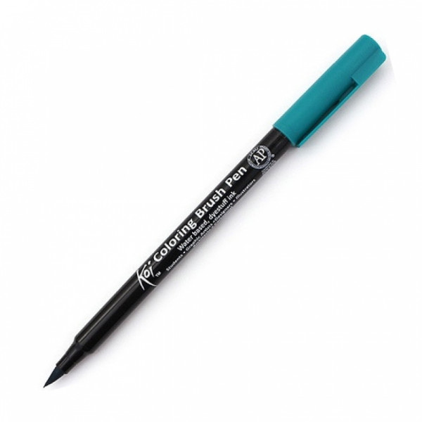 Маркер акварельный Koi Color Brush - т.зеленый Маркер акварельный Koi Color Brush - т.зеленый