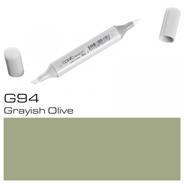 Маркер перм., худ. Copic Sketch G-94, серовато-оливковый Маркер перм., худ. Copic Sketch G-94, серовато-оливковый