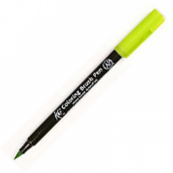 Маркер акварельный Koi Color Brush - желто-зеленый Маркер акварельный Koi Color Brush - желто-зеленый