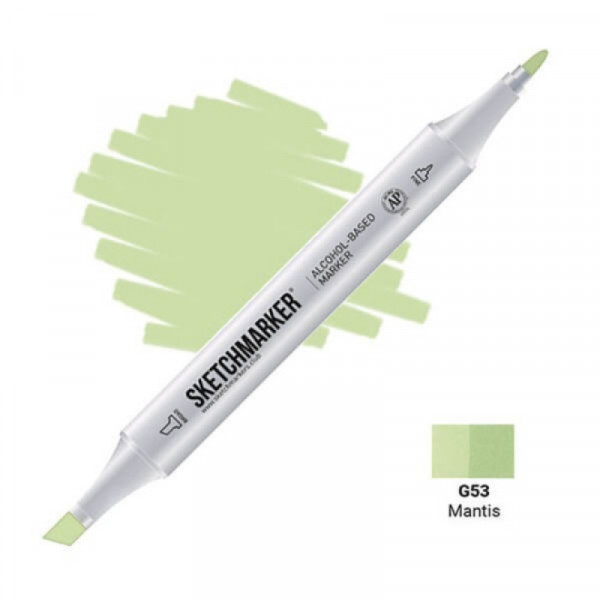 Маркер перм., худ. Sketchmarker двухсторонний, G53 богомол Маркер перм., худ. Sketchmarker двухсторонний, G53 богомол