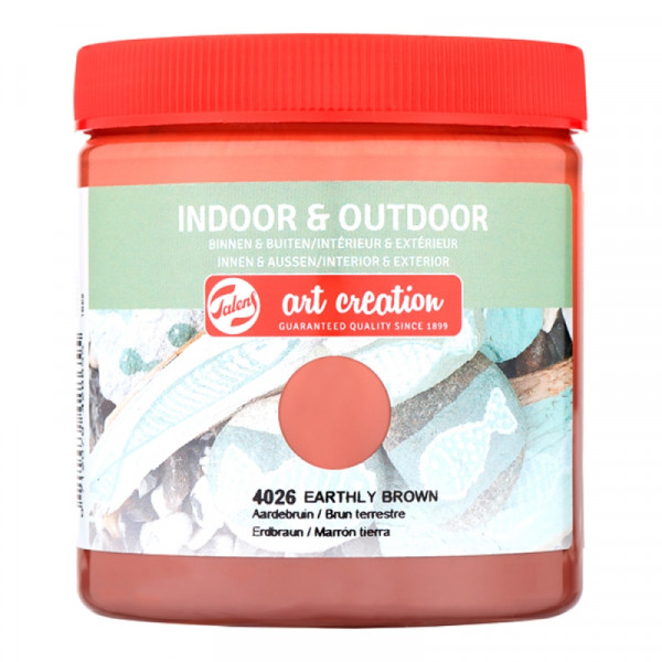 Краски декоративные INDOOR & OUTDOOR 4026 коричневый земляной 250 мл.