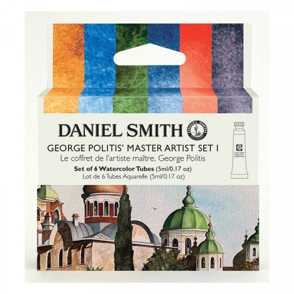 Набор акварели Daniel Smith George Polit's Master Artist Set I, 6 цветов, тубы