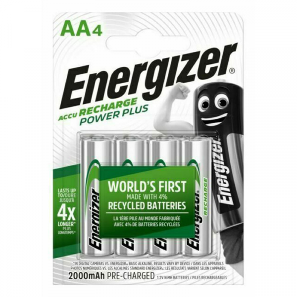 бат_аккум. Ni-Mh  1,2V  AA 2000мА/ч 4 шт. Energizer