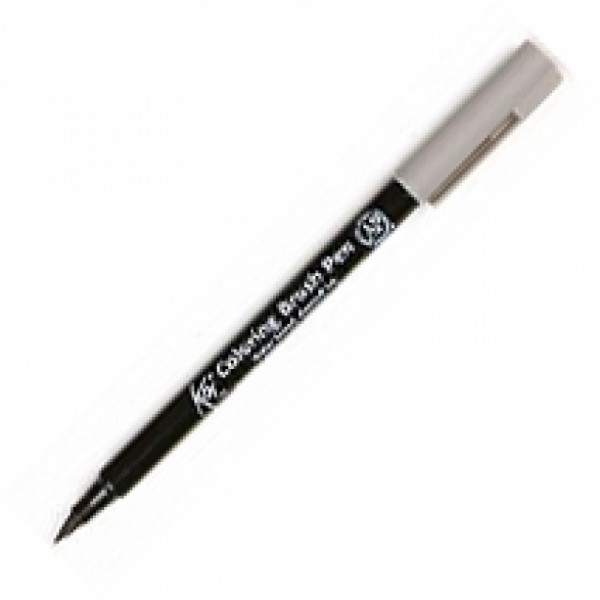 Маркер акварельный Koi Color Brush - теплый серый