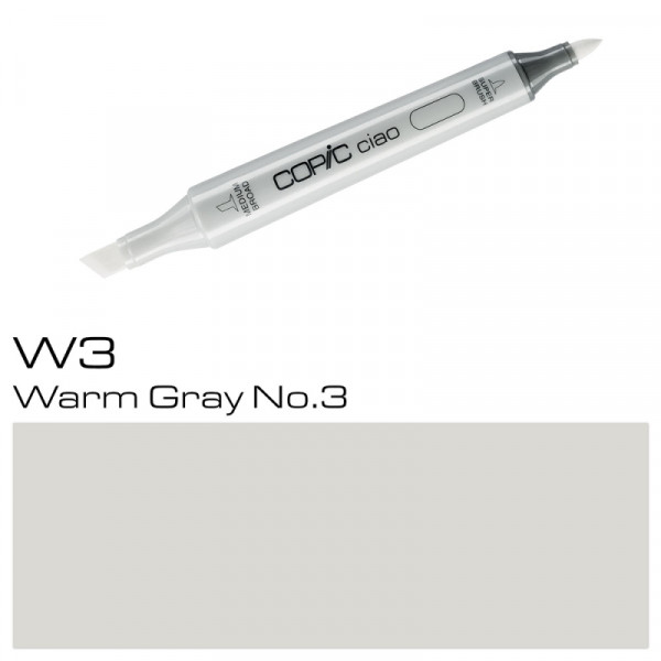 Маркер перм., худ. Copic ciao W-3, теплый серый №3 Маркер перм., худ. Copic ciao W-3, теплый серый №3