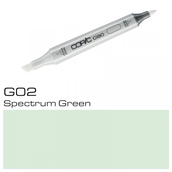 Маркер перм., худ. Copic ciao G-02, спектральный зеленый Маркер перм., худ. Copic ciao G-02, спектральный зеленый