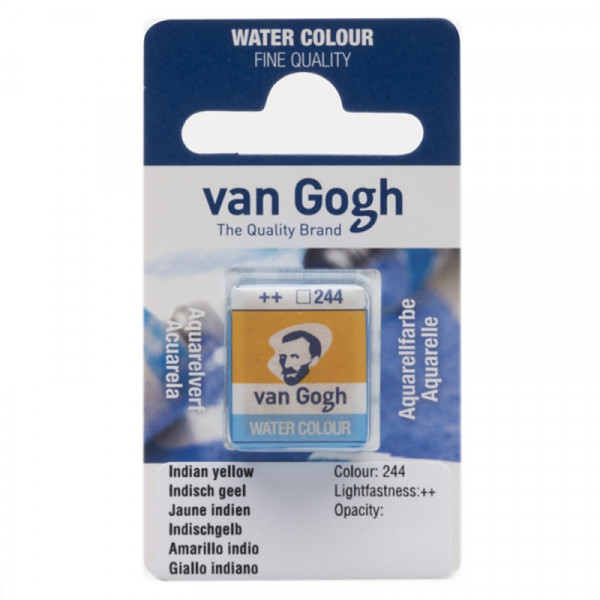 Краски акварельные Van Gogh 244 индийский желтый, кювета Краски акварельные Van Gogh 244 индийский желтый, кювета