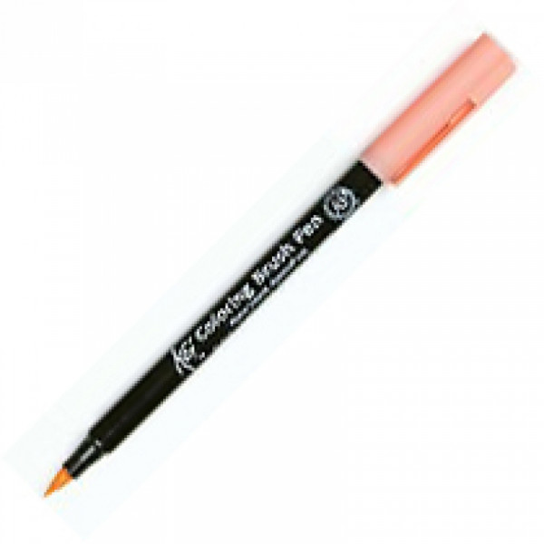 Маркер акварельный Koi Color Brush - коралловый