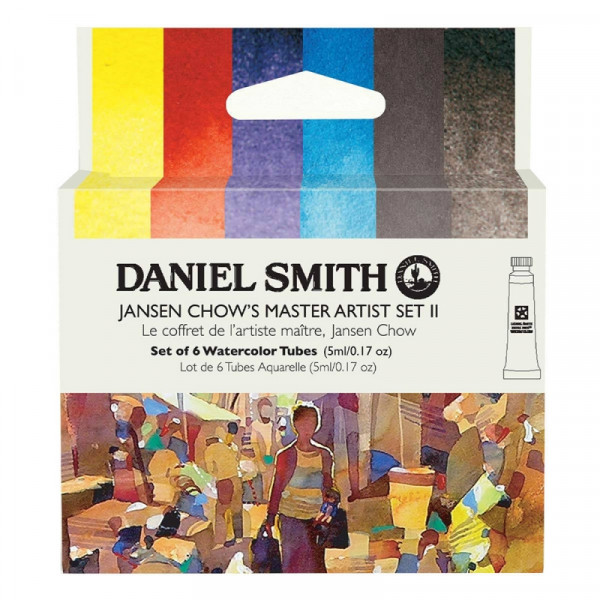 Набор акварели Daniel Smith Jansen Chow's Master Artist Set II, 6 цветов, тубы