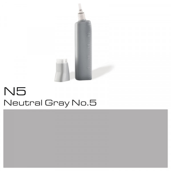 Чернила для заправки маркеров Copic N-5, нейтральный серый №5
