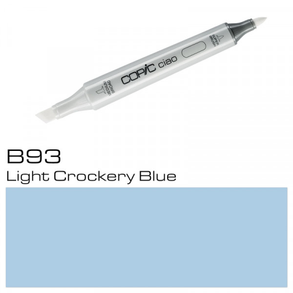 Маркер перм., худ. Copic ciao B-93, светлый фаяновый синий Маркер перм., худ. Copic ciao B-93, светлый фаяновый синий