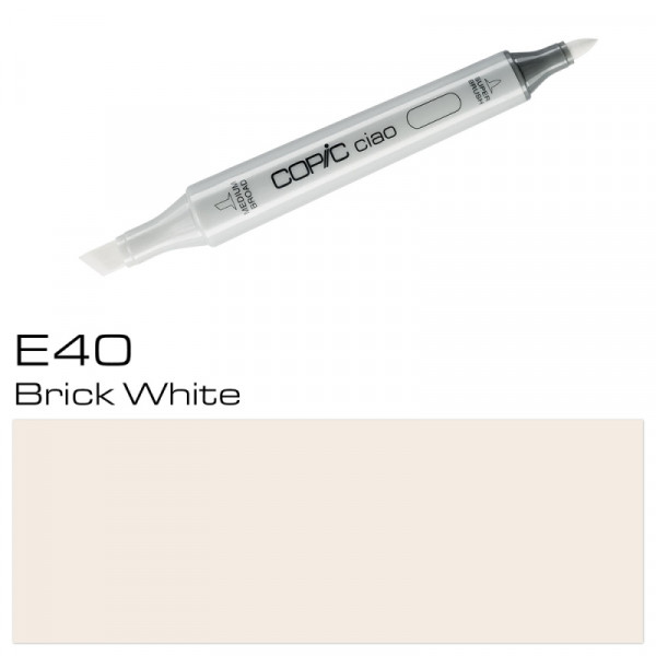 Маркер перм., худ. Copic ciao E-40, кирпичный белый Маркер перм., худ. Copic ciao E-40, кирпичный белый