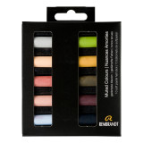 Пастель мягкая Rembrandt Half Pastel набор, 10 цв., приглушенные оттенки