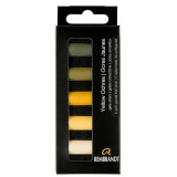 Пастель мягкая Rembrandt Half Pastel набор, 5 цв., охры