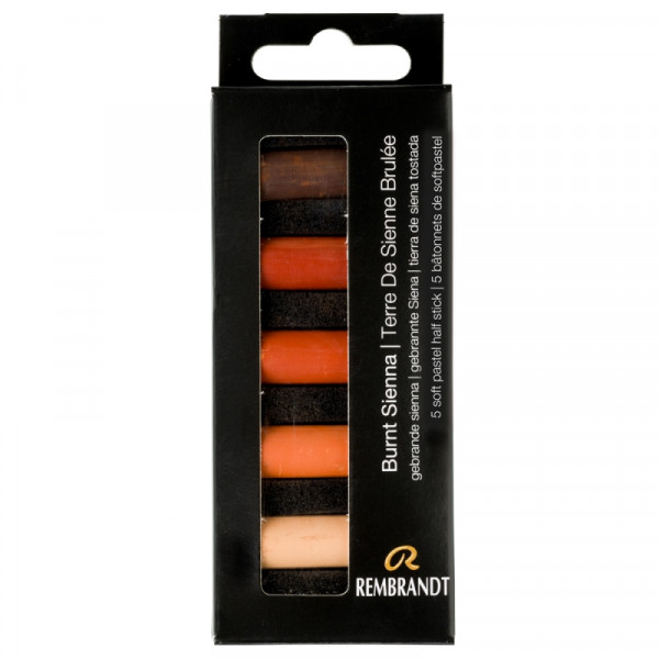 Пастель мягкая Rembrandt Half Pastel набор, 5 цв., сиены