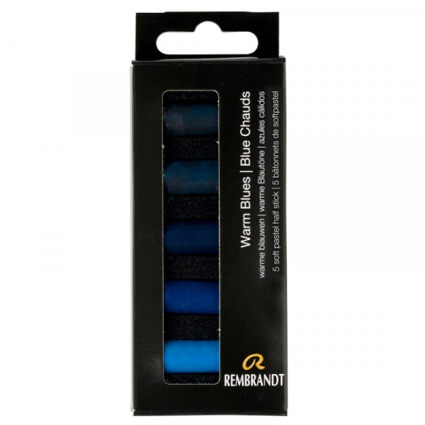 Пастель мягкая Rembrandt Half Pastel набор, 5 цв., теплые синие