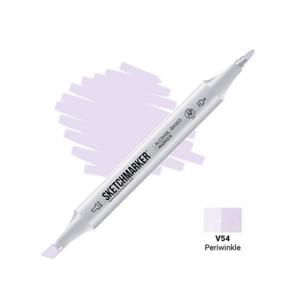 Маркер перм., худ. Sketchmarker двусторонний, V54, барвинок