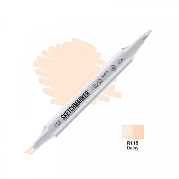 Маркер перм., худ. Sketchmarker двусторонний, R115, маргаритка