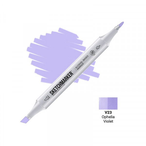 Маркер перм., худ. Sketchmarker двусторонний, V23, фиалковый