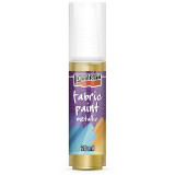 Краски д/текстиля Pentart Fabric paint metallic золото, 20 мл, банка Краски д/текстиля Pentart Fabric paint metallic золото, 20 мл, банка