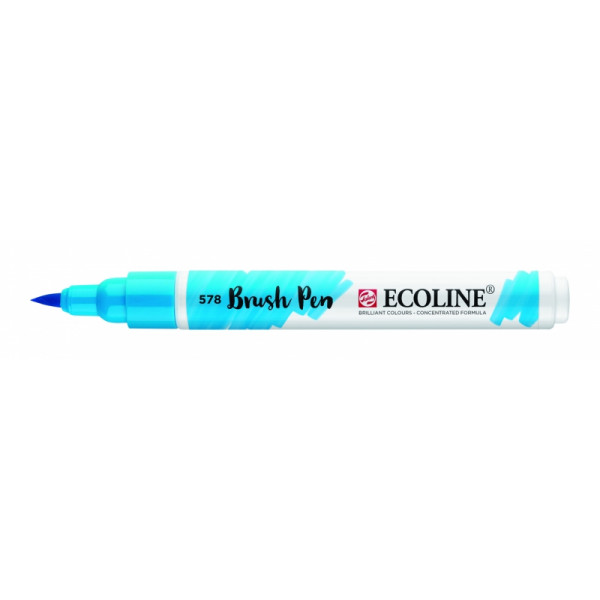 Маркер акварельный Ecoline 578 циан