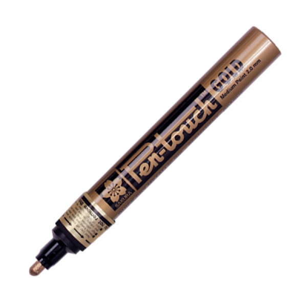 Маркер перм., худ. Pen-Touch M золото
